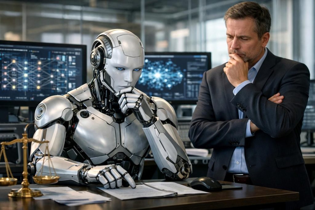 erfahren sie, wer die verantwortung und haftung für entscheidungen autonomer ki-systeme trägt und welche ethischen und rechtlichen herausforderungen sich daraus ergeben.