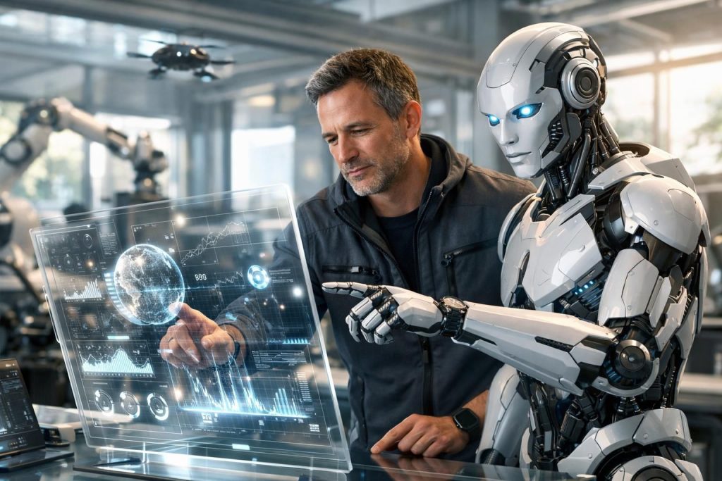 entdecken sie innovative kollaborationsmodelle zwischen mensch und maschine im jahr 2026 und erfahren sie, wie diese partnerschaften die arbeitswelt revolutionieren.