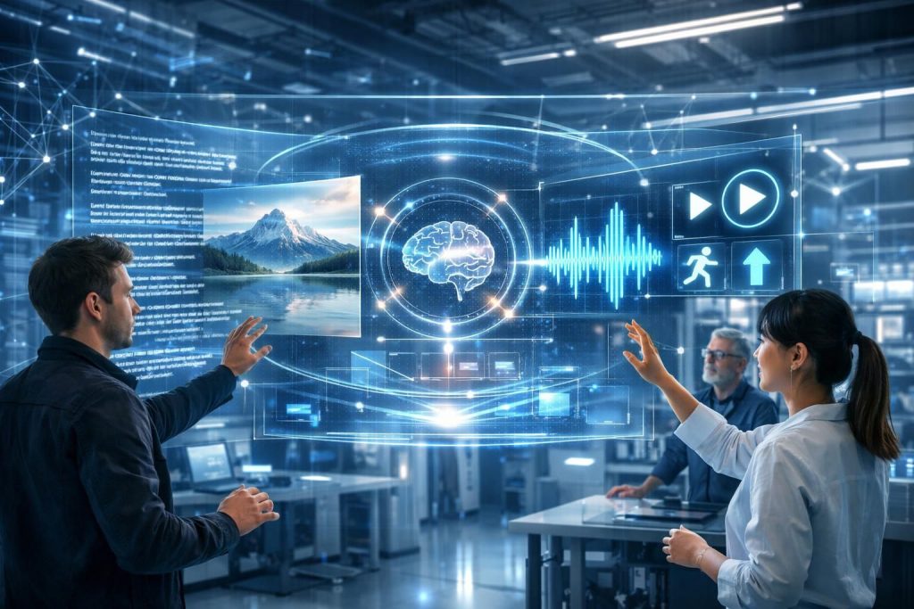 entdecken sie die multimodale ki, die text, bild, audio und aktion nahtlos kombiniert, um innovative und interaktive technologien zu ermöglichen.