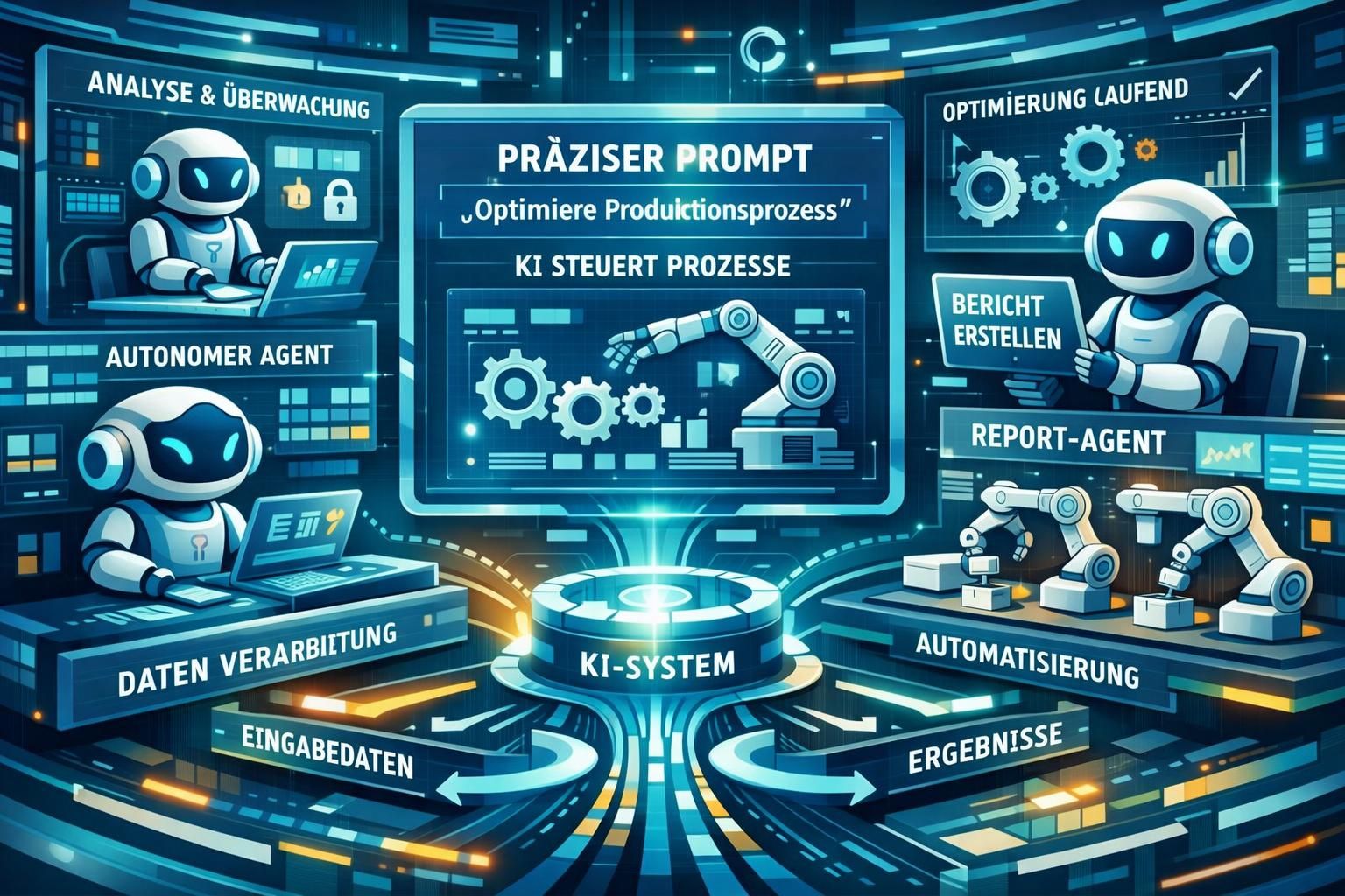 entdecken sie, wie künstliche intelligenz eigenständig prozesse steuert – vom ersten prompt bis zur selbstständigen aktion für effiziente abläufe.